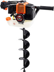 AWTools Gasoline Earth Auger 52cc with 2.95hp Horsepower