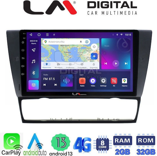 LM Digital Auto-Audiosystem für BMW Serie 3 2005-2012 (Bluetooth/USB/WiFi/GPS/Apple-Carplay/Android-Auto)