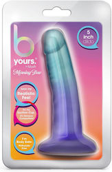 Blush B Yours Morning Dew Ρεαλιστικό Dildo με Βεντούζα Indigo 13cm