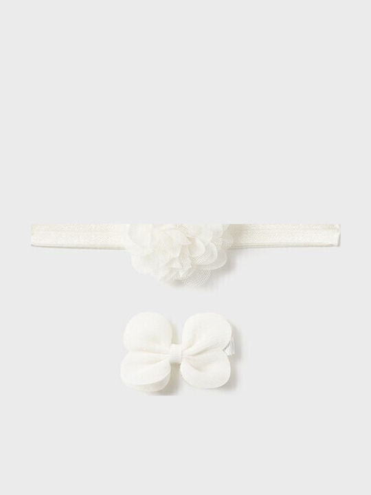 Mayoral Kids Hair Band Set with Bobby Pins Whit...