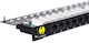 Netrack Panou De Patch Neprotejat Pentru Rack 0.5U 19" 24 Prize Cat5e / Cat7 / Cat6 / Cat6a Negru