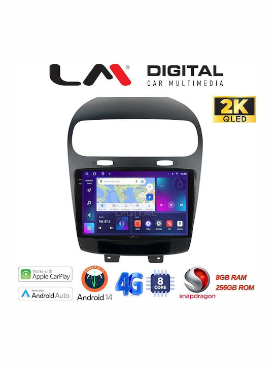 LM Digital Ηχοσύστημα Αυτοκινήτου για Fiat Freemont 2008> (Bluetooth/USB/WiFi/GPS/Apple-Carplay/Android-Auto) με Οθόνη Αφής 9.5"