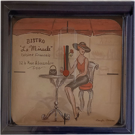 Etoile Ceas de Perete Lemn Bej Ø17cm