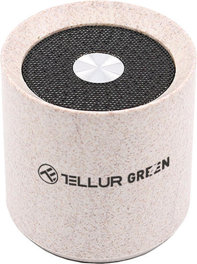 Tellur Green Bluetooth високоговорител 3W с живот на батерията до 2 часа Cream
