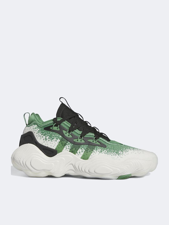 adidas Trae Young 3 Niedrig Basketballschuhe Weiß
