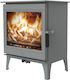 Charnwood Cranmore 7 Metallic Wood Stove 7kW Gray