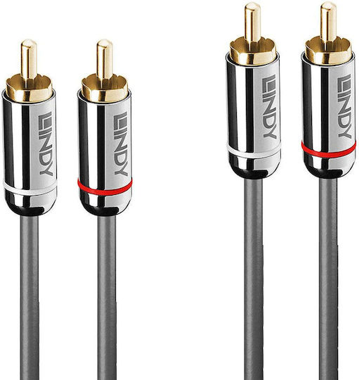 Lindy Кабел 2x RCA мъжки - 2x RCA мъжки 10м 35349