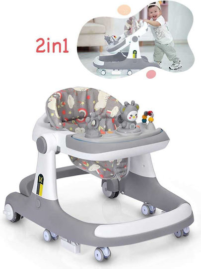 Kiddo Baby Walker Gray