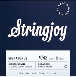 Stringjoy SJ-BAL9 Σετ Χορδών Nickel Wound 9 - 42"