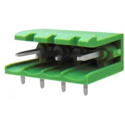 Angular Male 4p P5 Clamp Pluggable 1pcs