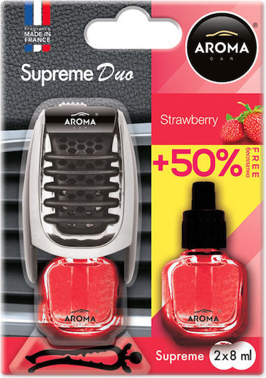 Aroma Car Lichid Aromatic Aerisire Mașină Căpșună 1buc
