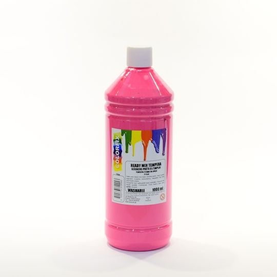 Colorfix Ready Mix Tempera Farben Pink in Flasche 1000ml 1Stück