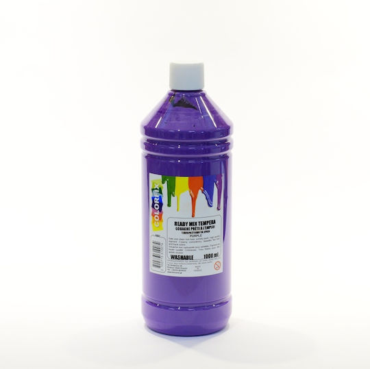 Colorfix Ready Mix Τέμπερα Ζωγραφικής Purple σε Μπουκάλι 1000ml