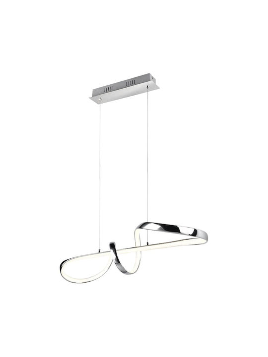 Trio Lighting Pendant Light Silver Rail 81x46x150cm