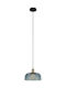 Italux Pendant Light Blue with Socket E27 27x60cm