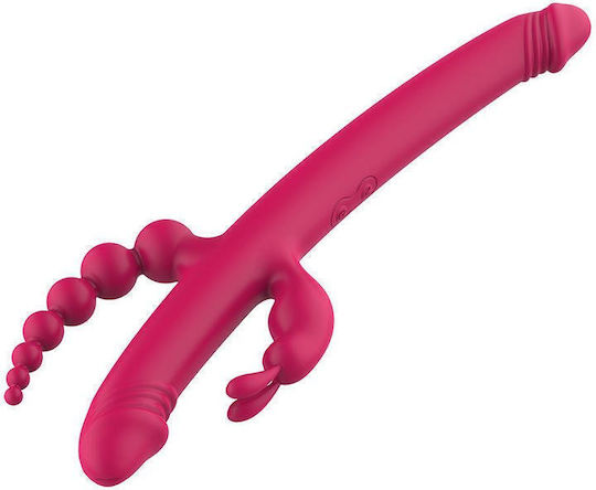 Dream Toys Pleasure Vibe Dublu Vibrator Roz
