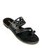 Sandale Casual Damă din Piele Negru