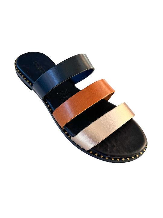 Gkavogiannis Sandals Handmade Leather Women's Sandals Multicolour