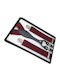 Suspenders Monochrome Burgundy