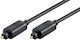 Microconnect Optisches Audiokabel TOS männlich - TOS männlich Schwarz 1m (TT610BKAD)