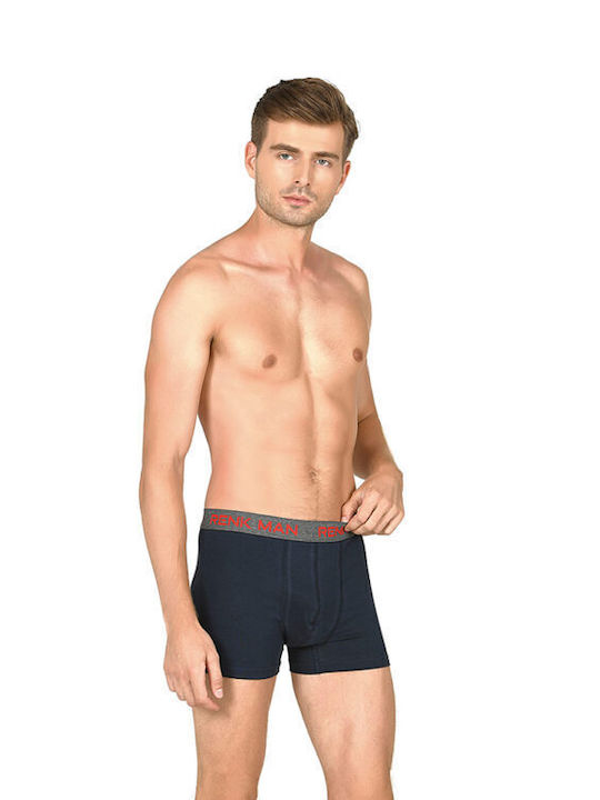 Herren Boxershorts Blau 1Packung