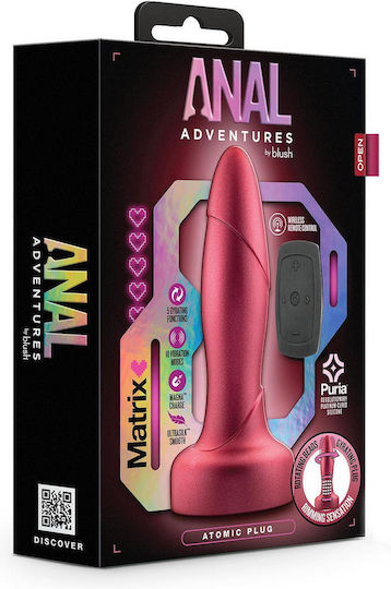 Blush Anal Adventures Matrix Atomic Πρωκτικός Δονητής με Δυνατότητα Ασύρματης Λειτουργίας Martian Wine
