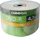 Omega Inscripționabile DVD-R 16x 4.7GB Cutie pentru prăjituri 50buc