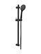 KFA Adjustable Shower Column without Mixer 62cm Black