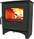 Charnwood C-Seven Oțel Soba pe lemne 7.1kW Verde