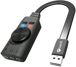 C-TECH Εξωτερική USB Κάρτα Ήχου 7.1 SC-7Q