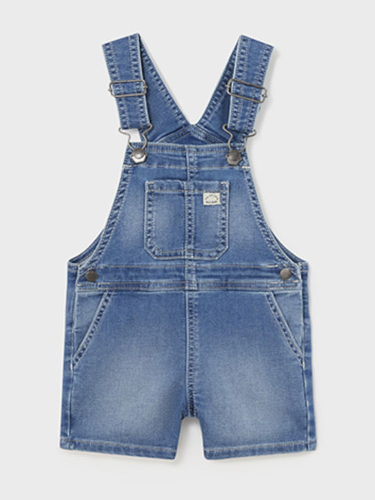 Kinderjeans-Latzhose Rot