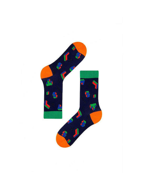 Herren Gemusterte Socken Mehrfarbig 1Pack
