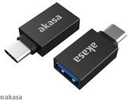Akasa USB-C мъжки в USB-C женски 1бр (AK-CBUB62-KT02)