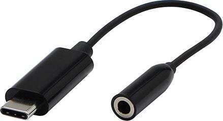 Neutralle USB-C / 3.5mm männlich zu USB-C / 3.5mm weiblich Konverter 1 Stück