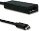 Qoltec Qoltec USB-C / DisplayPort Männlich Zu USB-C / DisplayPort Weiblich 1 Stück 50377