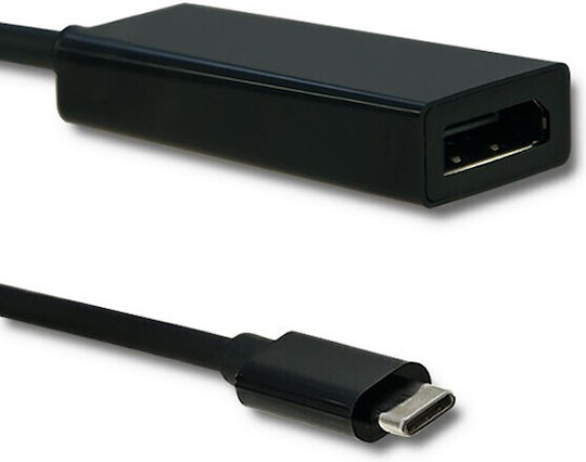 Qoltec Qoltec USB-C / DisplayPort Männlich Zu USB-C / DisplayPort Weiblich 1 Stück 50377