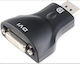 PremiumCord Convertor DisplayPort / DVI-D masculin în DisplayPort / DVI-D feminin 1buc KPORTAD02