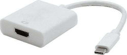 Neutralle USB-C / HDMI männlich zu USB-C / HDMI weiblich