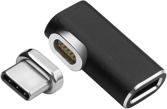 Microconnect Μετατροπέας USB-C male σε USB-C female (USB3.1CCMF-MAGNETIC)