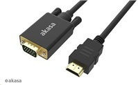 Akasa AK-CBHD26-20BK HDMI / VGA Мъжки в HDMI / VGA Женски