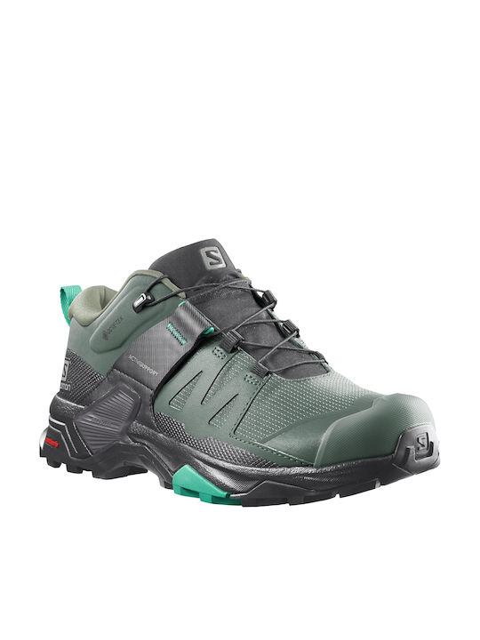 Salomon X Ultra 4 GTX Women's Hiking Boots Waterproof with Gore-Tex Membrane Green