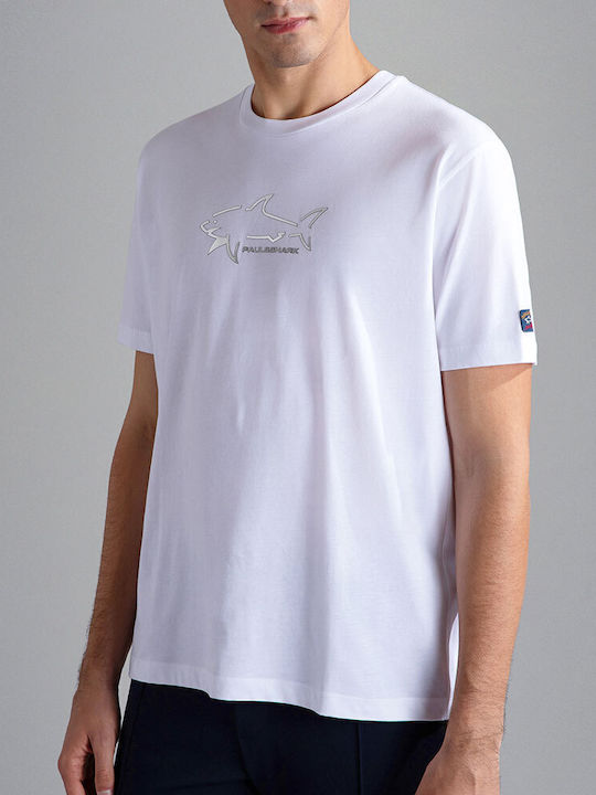 Paul & Shark Ανδρικό T-shirt Κοντομάνικο Άσπρο