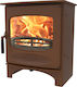 Charnwood C-Five Stahl Holzofen 5kW Bronze