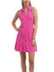 U.S. Polo Assn. Mini Dress with Ruffle Pink