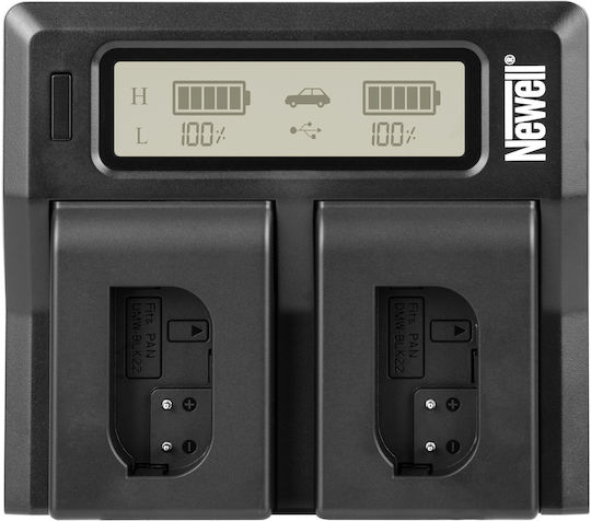 Newell Doppelter Batterieladegerät Kompatibel mit Panasonic