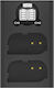 Newell Double Battery Charger Compatible with Panasonic