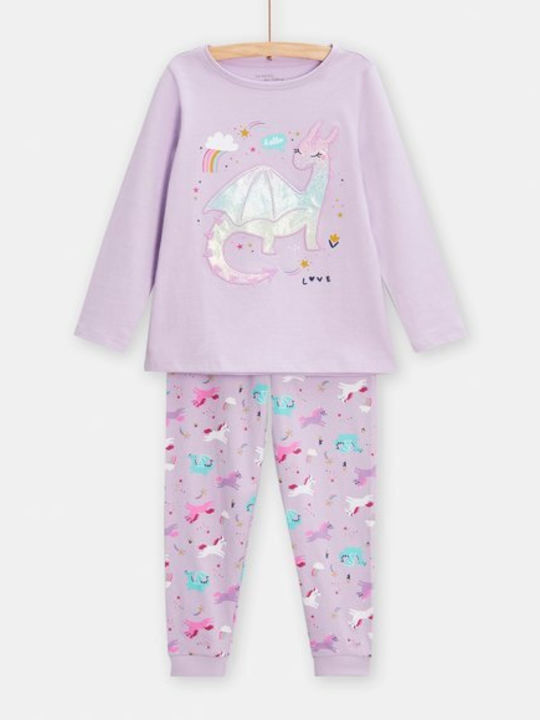 Dpam Kids Pajamas Purple