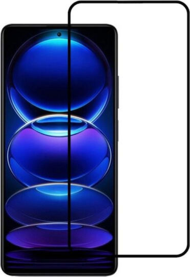 5D Full Glue Full Face Tempered Glass Μαύρο (Poco C65)