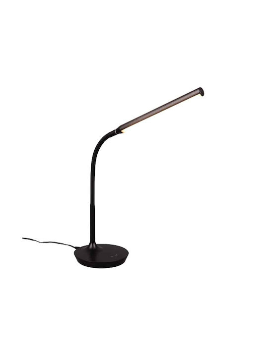 Trio Lighting Επιτραπέζιο LED Φωτιστικό Γραφείου σε Μαύρο Χρώμα