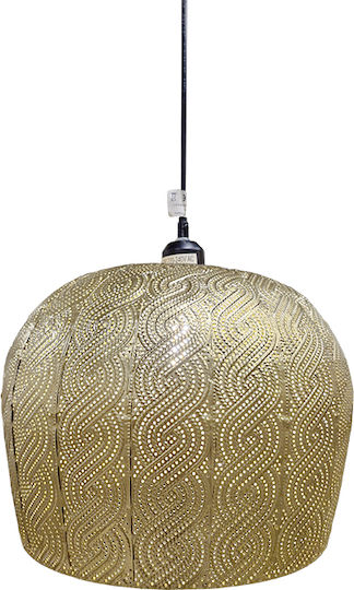Zaros HT605-G Pendant Light Gold with Socket E27 36x31x31cm